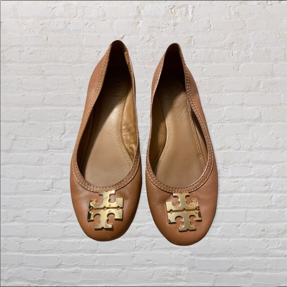 Tory Burch tan flats